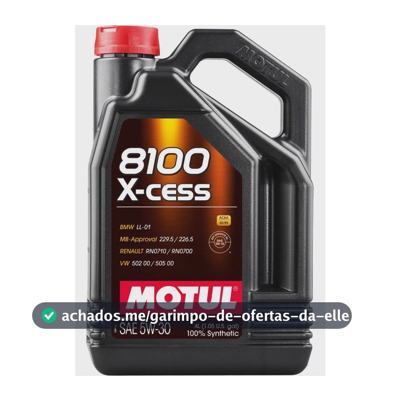 Óleo Para Motor De Carro Motul 8100 X-cess 5w-30 4l