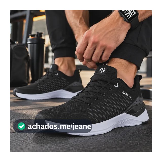 Tênis Esportivo Academia Treino Masculino + Relógio Digital