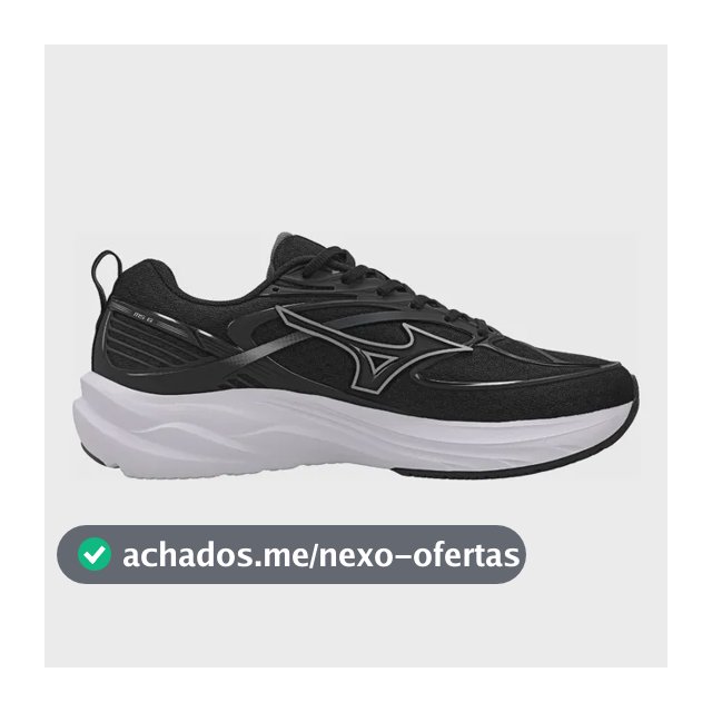 Tênis Masculino Space 6 Mizuno 90-preto Liso 40 Br