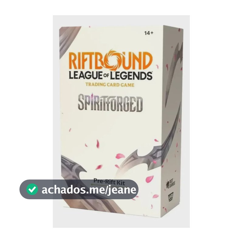 Kit De Pré Lançamento Pre-rift - Riftbound - Spiritforged Inglês