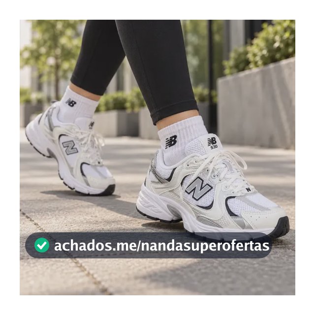 Tênis New Balance 530 Feminino Corrida Academia Caminhada Branco Prata Preto Lisa 37 Br