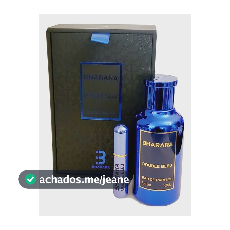 Perfume Bharara Double Bleu Eau De Parfum 100ml Para Homens