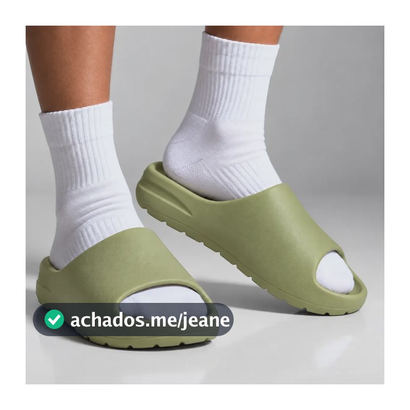 Chinelo Slide Ortopédico Nuvem 100% Eva Confortável Leve Verde Lisa 41 Br