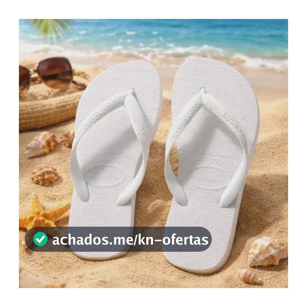Chinelo Top Havaianas Liso Branco