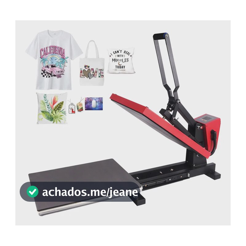 Prensa Térmica para Sublimação Mecolour de Gaveta Deslizante 40x50cm