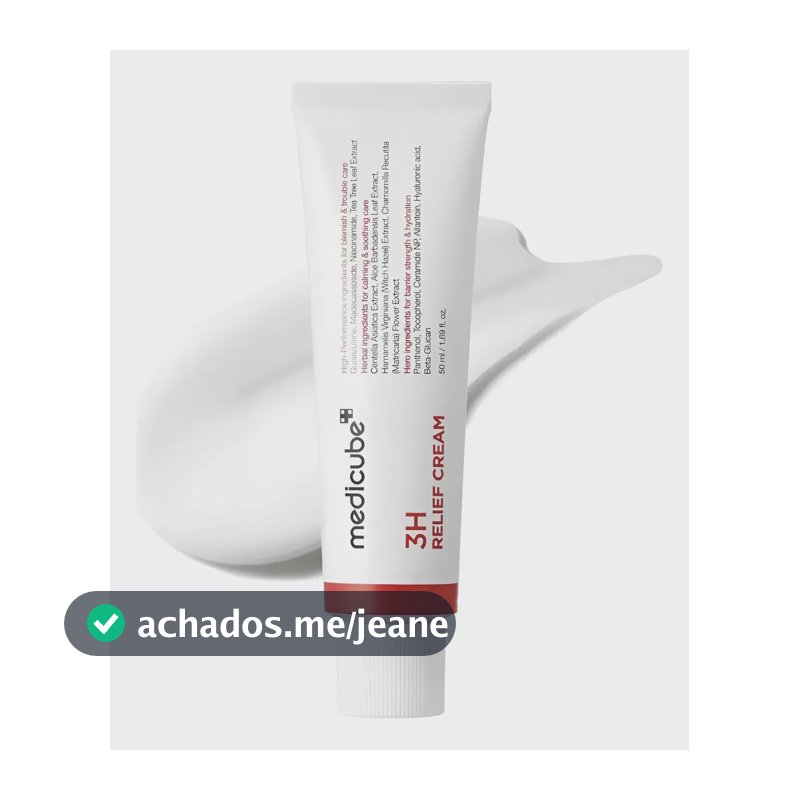 Creme Facial Medicube 3h Relief - 50ml Sensível Dia/noite