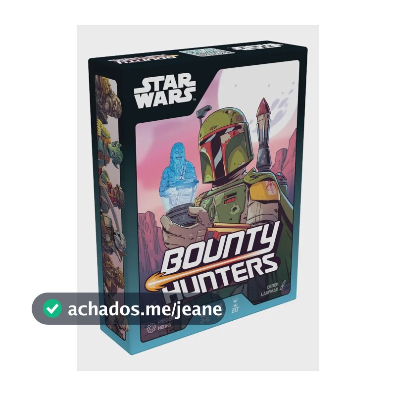Jogo De Cartas Star Wars Bounty Hunters +10 Anos Galápagos