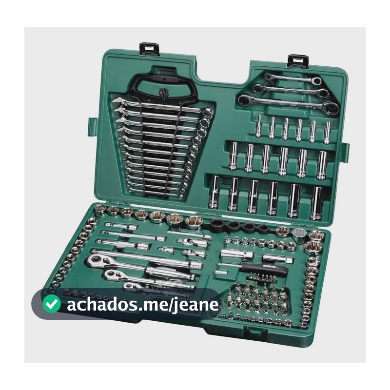 Jogo de Ferramentas Manuais Profissional 150 Peças SATA - ST09510L