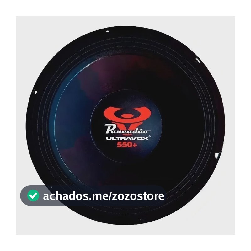 Alto Falante Pancadao 550w 12 Pol 4 Ohms Ultravox Cor Preto