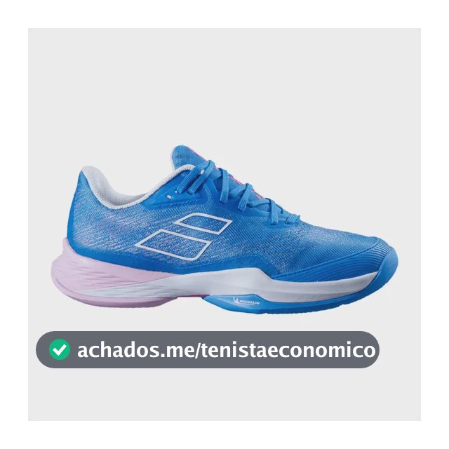 Tênis Babolat Jet Mach 3 Clay Feminino Azul E Rosa