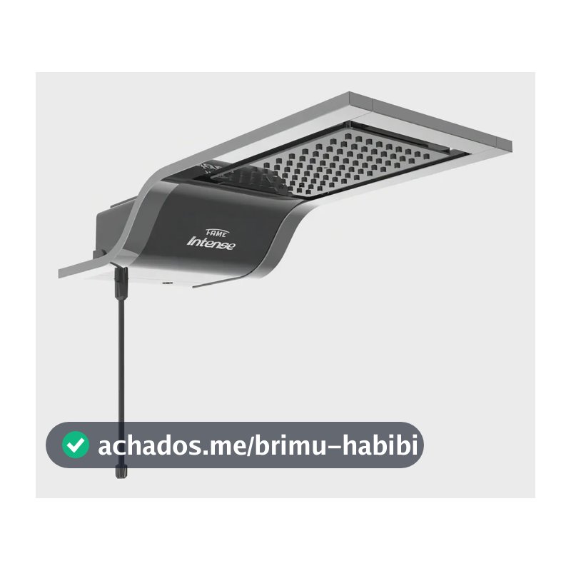 Ducha Eletrônica Intense Fame 5400w Preta E Inox Cor Preto Potência
