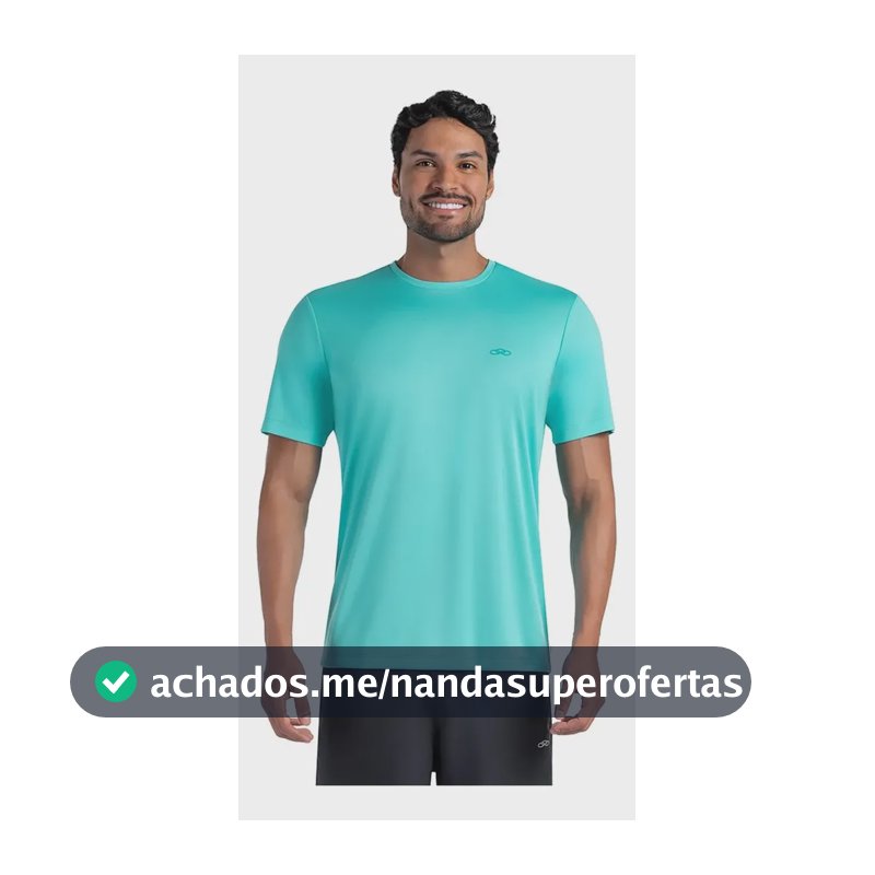 Camiseta De Academia Corrida Masculina Essential Olympikus Ciano P