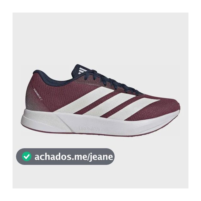 Tênis Masculino Duramo Rc 2 adidas Bordô Liso 40 Br