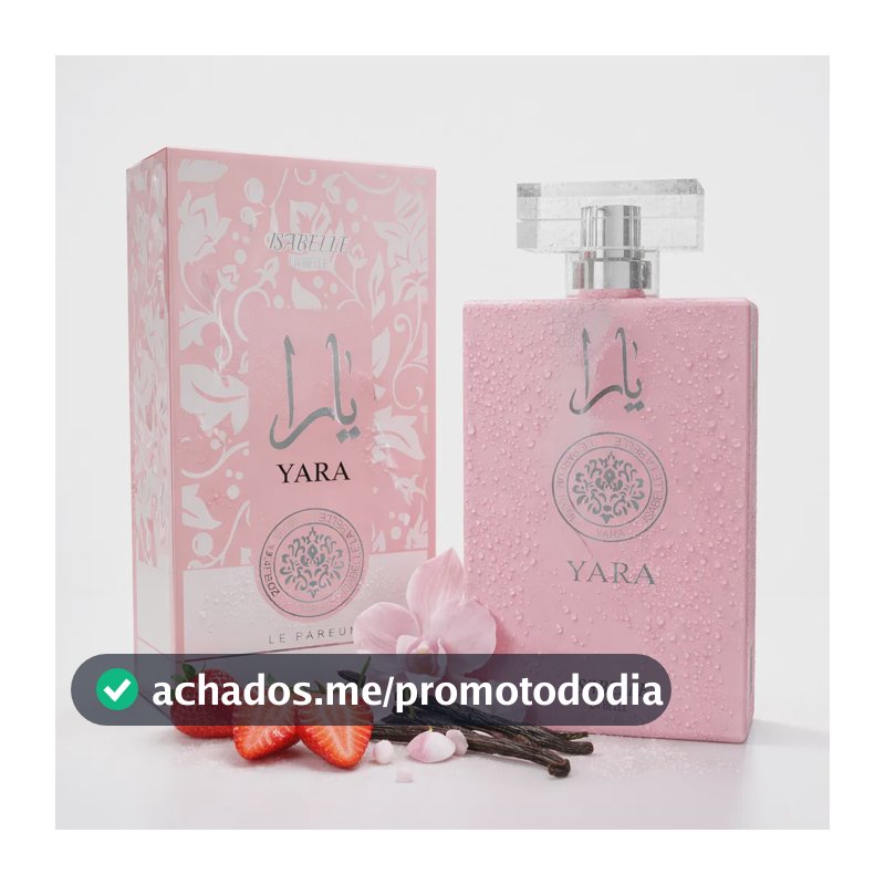 Perfume Árabe Yara Feminino 100ml Isabelle Doce Alta Fixação