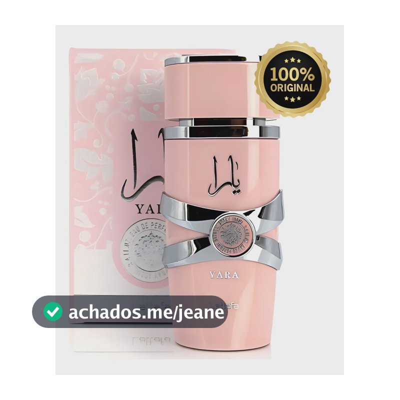 Perfume Árabe Feminino Yara Lattafa Eau De Parfum 100 Ml Original Lacrado