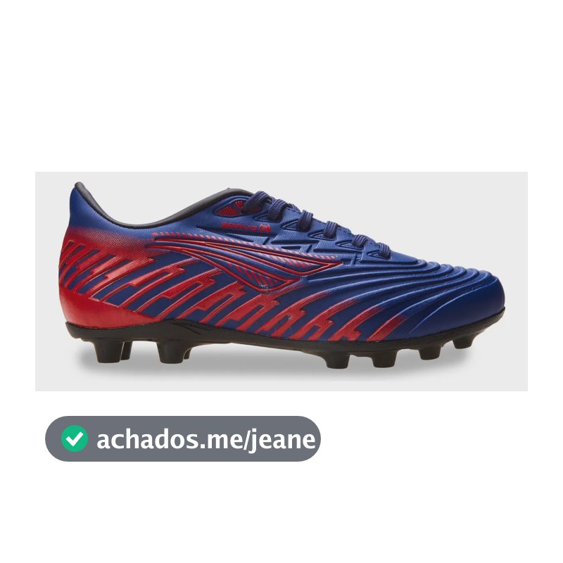 Chuteira Campo Bravo Y-3 Penalty Infantil E Adulto Cor Marinho-vermelho
