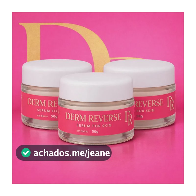 Derm Reverse - Kit 3 Frascos Para Hidratação Profunda