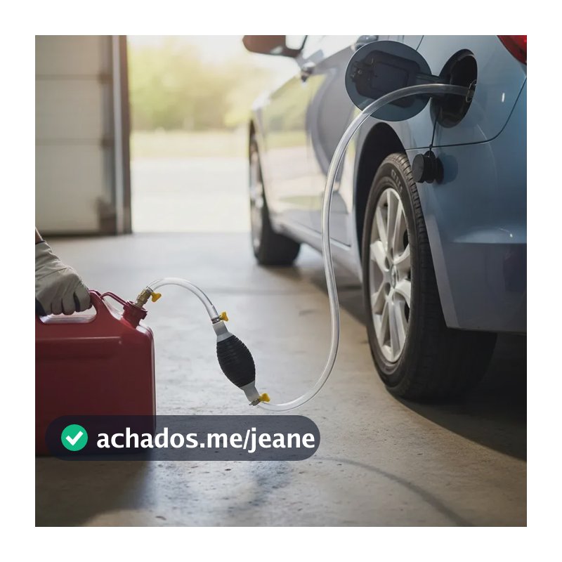 Bomba Manual Sucção Óleo Etanol Água Gasolina