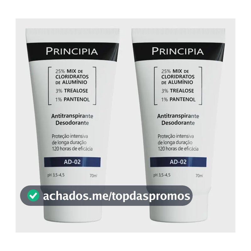 Principia Kit C/ 2 Antitranspirante Desodorante Ad-02