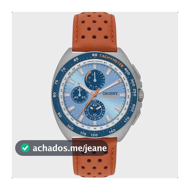 Relógio Masculino Orient SolarTech Elite Land com Calendário e Pulseira de Couro Marrom