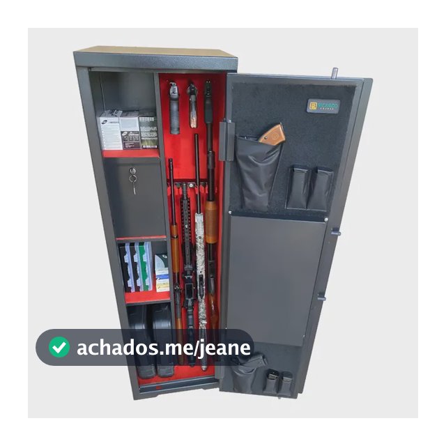 Cofre Para 9 Armas 130x40x33cm Para Vistoria Pf E Exército