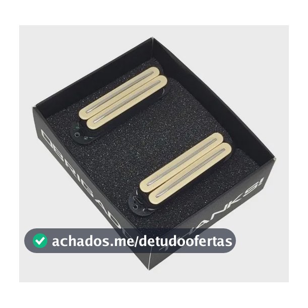 Captadores Malagoli 59 Rails Braço Little Hh777 Ponte Creme
