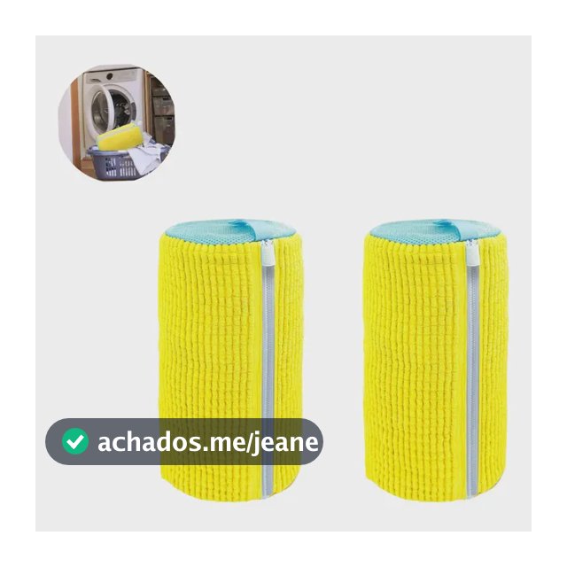 Kit 2 Saco Para Lavar Sapatos Na Máquina De Lavar Prático Kit 2 Aleatoria