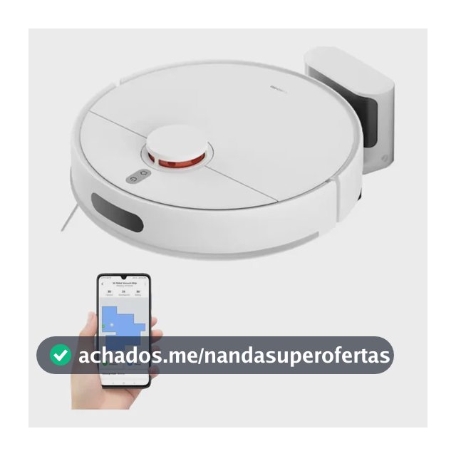 Robô Aspirador Xiaomi S40 10000pa Ultra Potente Bivolt Branco