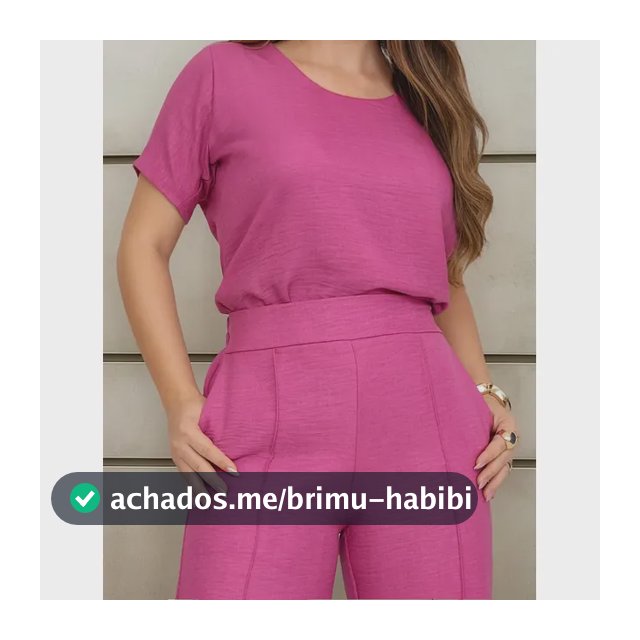 Conjunto Social Feminino Alfaiataria Calça Wide Leg Elegante