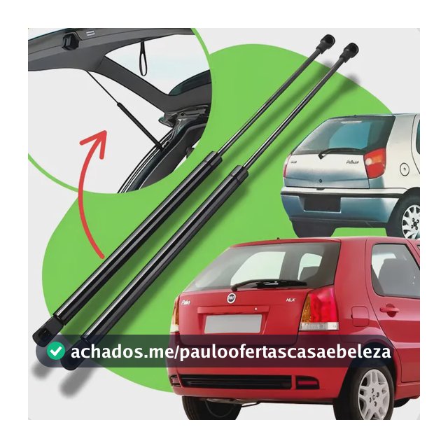 Par Amortecedor Porta Malas Tampa Traseira Palio 1996 A 2011