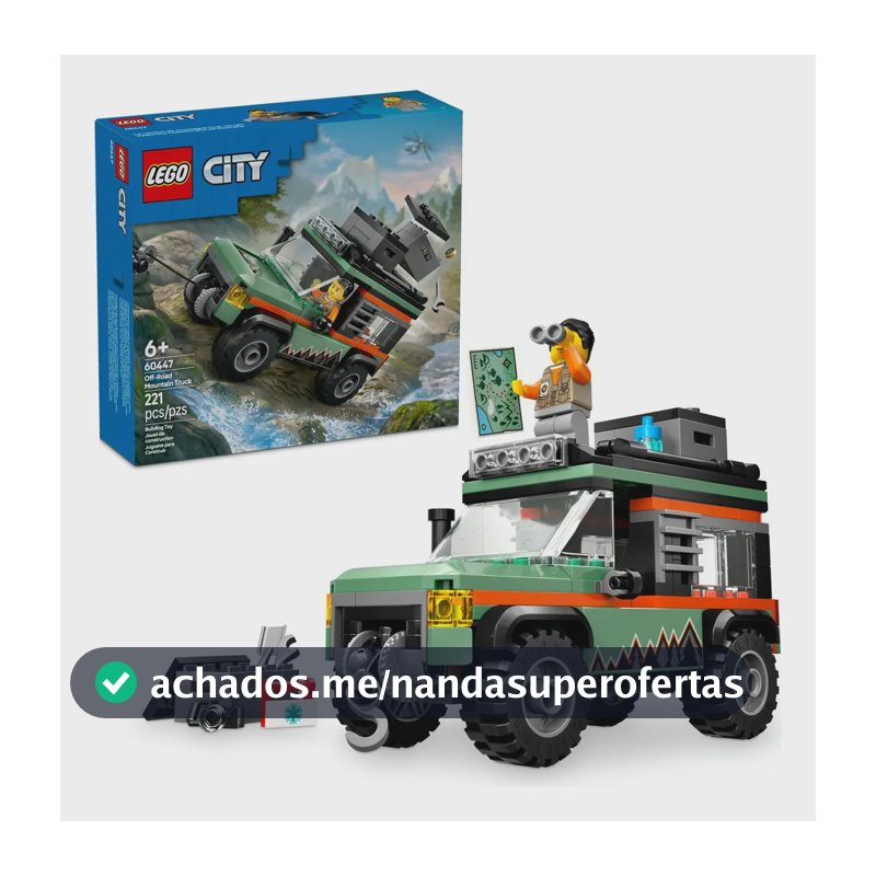 Blocos de montar LegoCity 60447 221 peças em caixa