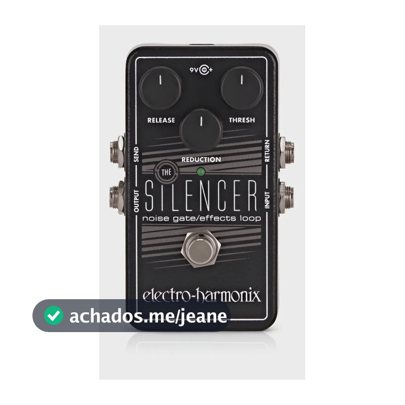Pedal Electro-Harmonix Silencer Noise Gate para Guitarra 9V Análogo