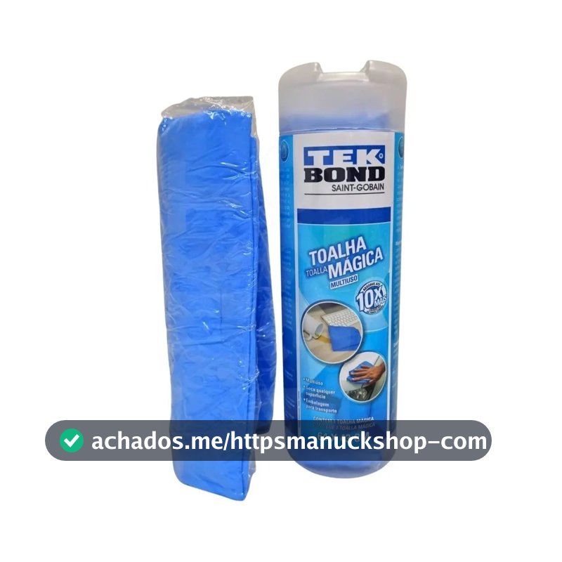 Toalha Mágica Multiuso Tekbond Superabsorvente Microfibra 64x43cm