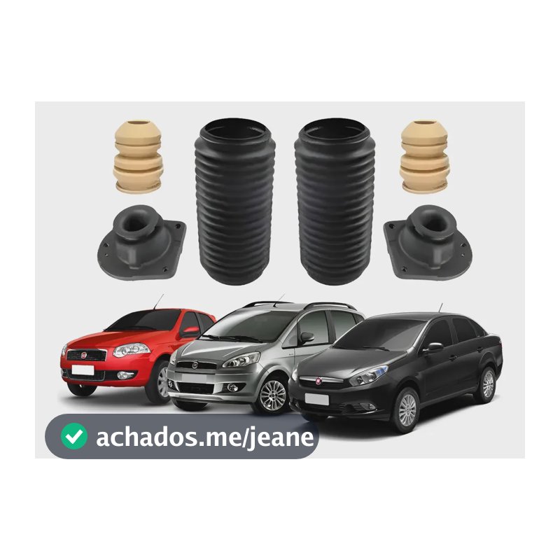 Kit Batente Coxim Amortecedor Dianteiro Palio Idea Siena