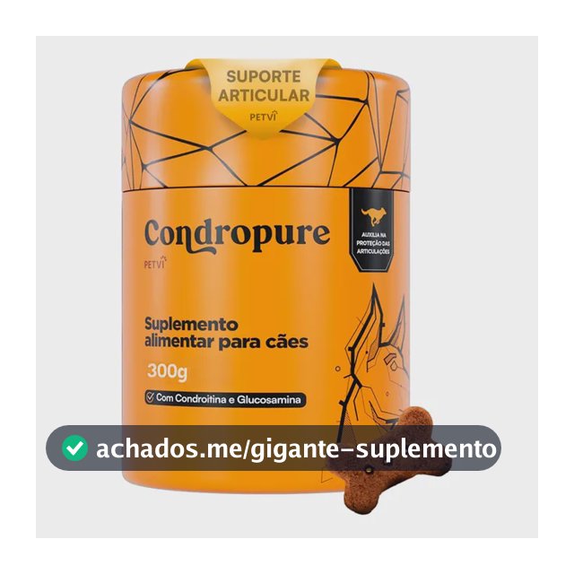 Suplemento Para Cães Condropure Condroitina E Glucosamina