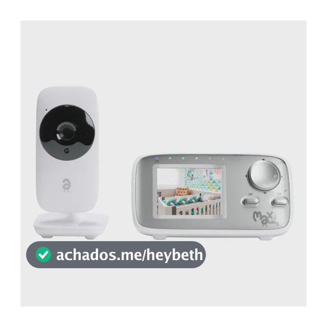 Babá Eletrônica Monitor 2.4 Sem Fio Zoom Baby On Maxi Baby