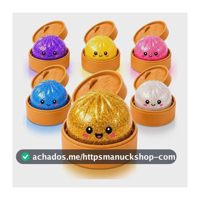 Brinquedo Bolinho Dumplin Pao Manteiga Tiktok Antiestress Surpresa