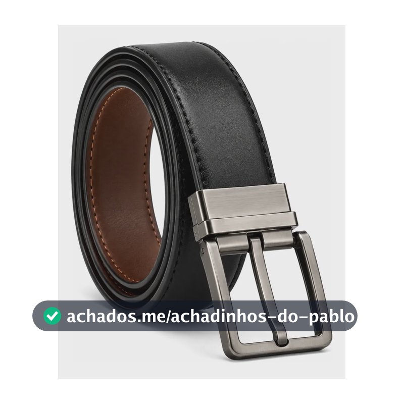 Cinto Dupla Face Preto E Marrom Fivela Giratória 115cm Preto E Marrom Escuro Lisa 115
