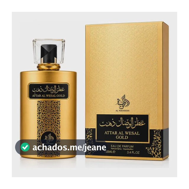 Perfume Masculino Al Wataniah Attar Al Wesal Gold Edp 100ml