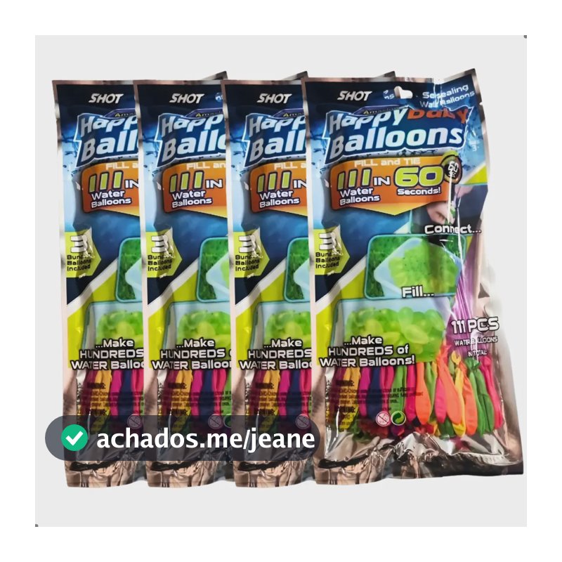 444 Unid. Bexiga De Água Water Ballons Brincadeiras De Verão