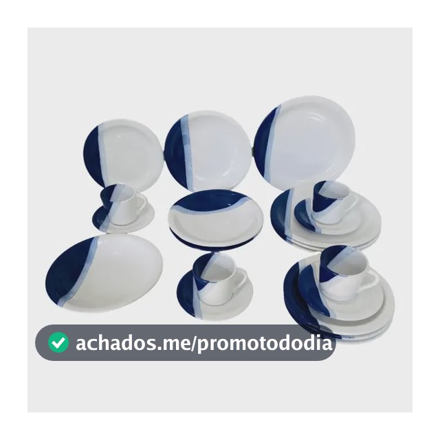 Jogo De Prato Aparelho De Jantar 20 Pç Completo Cerâmica.