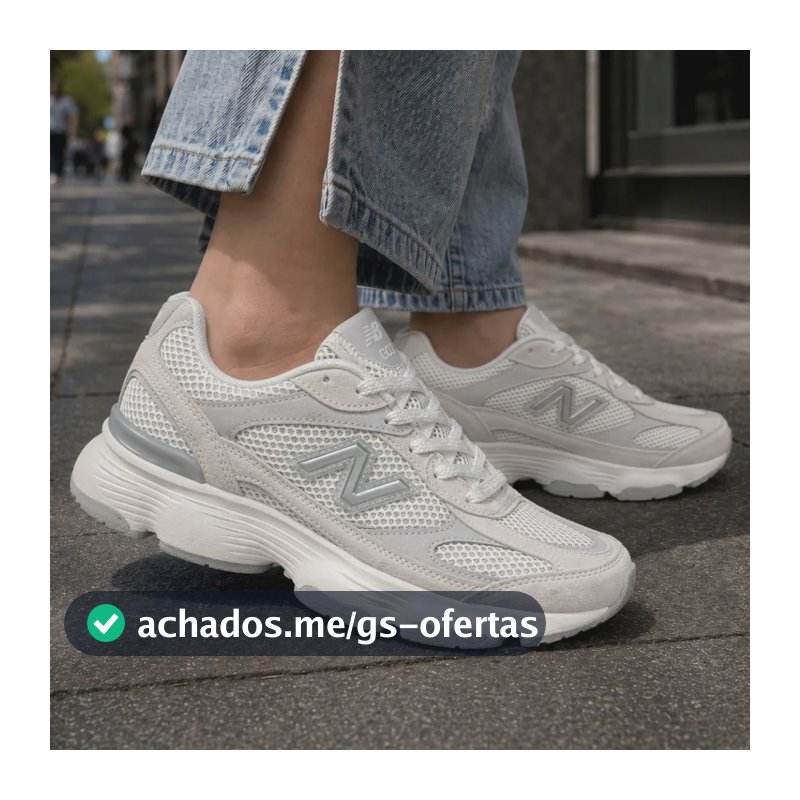 Tênis New Balance 603 Original Estilo Retrô Casual Camurça Branco-bege 38 Br
