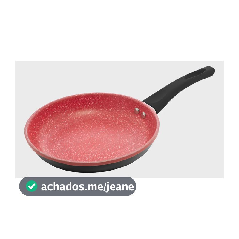 Frigideira de Indução Lyor Granito Chef 24cm Vermelha em Alumínio Antiaderente
