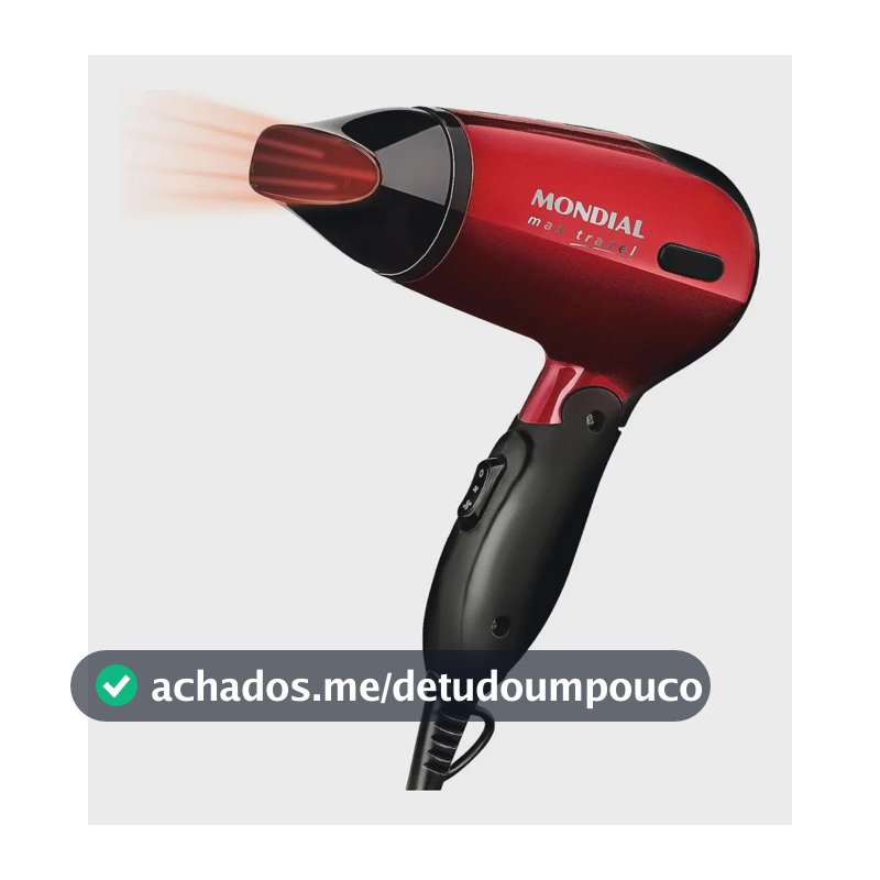 Secador Max Travel Mondial 1200W SC-10