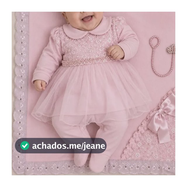 Saída De Maternidade Luxo Menina Kit 5 Peças - 100% Algodão