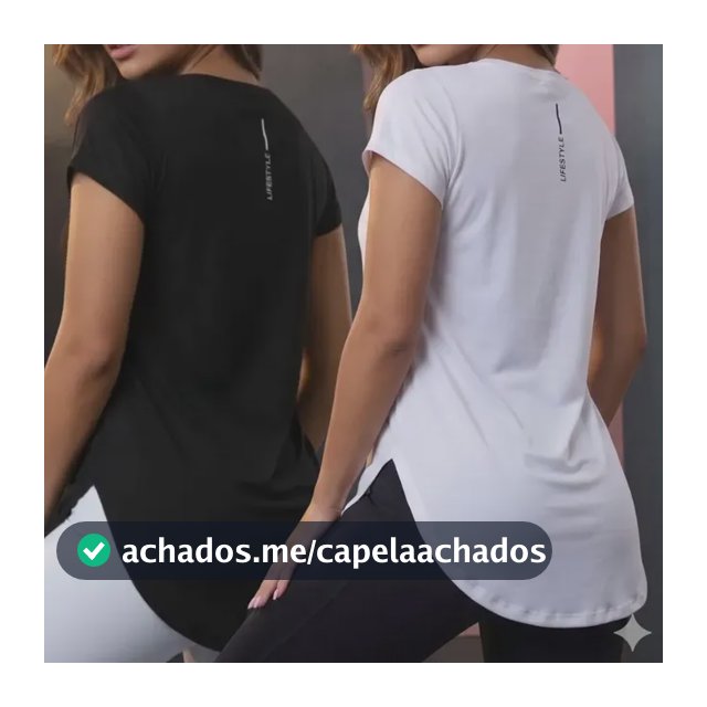 Kit 2 Blusa Academia Feminina Life Style