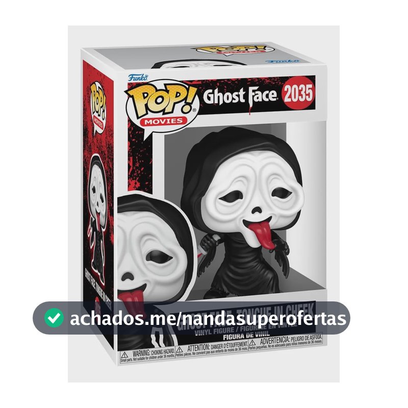 Figura Coleccionable Funko Pop Vinyl Ghost Face Tongue In