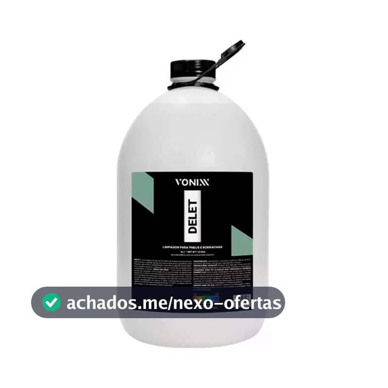 Delet Limpador Para Pneus E Borrachas 5l - Vonixx
