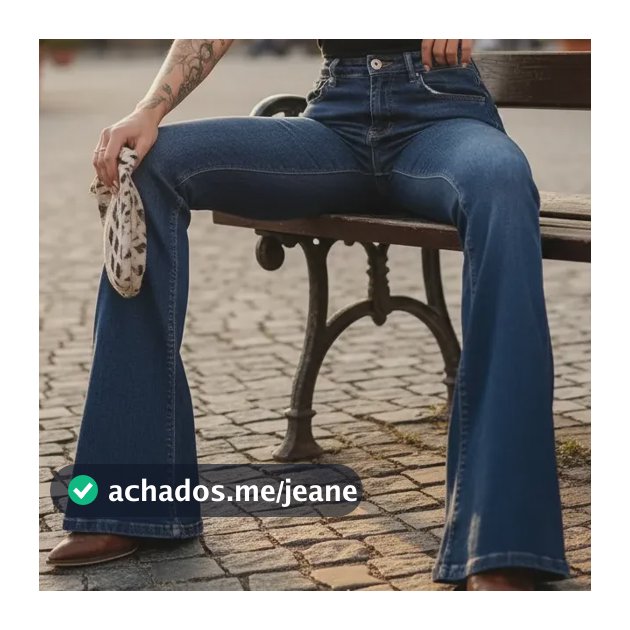 Calça Jeans Flare Fem Cintura Baixa 24987 Consciência