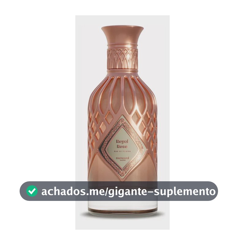 Perfume Árabe Mawwal Royal Rose 100ml Edp Unissex